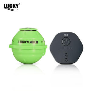 เครื่องหาปลาไร้สาย <span class=keywords><strong>LUCKY</strong></span> แบบโซนาร์ WIFI พร้อมไฟ LED พกพา ใช้พลังงานแบตเตอรี่ ระยะตรวจจับ 100 เมตร ใช้ไฟ DC 10V-18V อุปกรณ์ตกปลา - Product Image 2