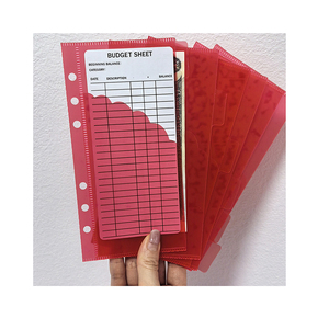 ซองจดหมายมีหลายสีกันน้ำมาใหม่ A7 A6ทนทาน A9กระเป๋าสตางค์แพลนเนอร์ซองจดหมายที่ใส่บัตรได้ตามต้องการ - Product Image 1