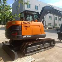 Mini-excavatrice sur chenilles multifonctionnelle de 8 tonnes de marque coréenne Develon DX60E DX75 DX80D pour la construction
