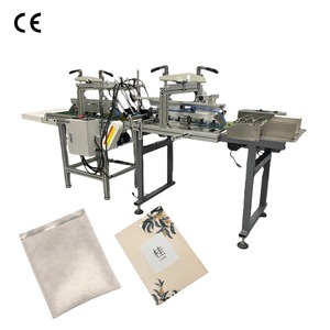 3A300+1 Semi‑automatic Simple small <b>Folder</b> Gluer for Paper Bag Small Box with PLC Spray System Glue Gun - Product Image 1