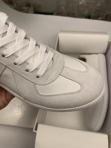 Zapatillas de deporte vintage de cuero genuino para mujer, zapatos cómodos con cordones para hombre y mujer, zapatos planos informales ligeros y transpirables - Product Image 4