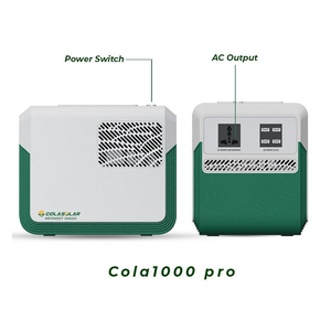 Générateur portable Cola <span class=keywords><strong>1000</strong></span>, générateur de batterie Cola solaire 300W, station d'alimentation portable avec MPPT pour la maison - Product Image 6