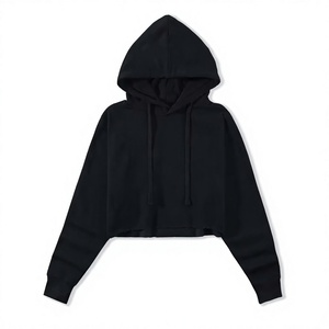 Sweat à capuche personnalisé de haute qualité pour femme, idéal pour l'automne, avec fermeture éclair intégrale, coupe courte ou longue, pull à capuche pour femme - Product Image 4