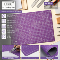 Tapis de découpe A4 auto-cicatrisant en PVC, antidérapant, multifonctionnel, avec marquage d'échelle, pour protéger le bureau lors de la découpe du papier