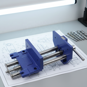 Morsa da banco per lavorazione del legno CNC ANDUUK, attrezzo di serraggio fai-da-te, altri accessori per macchine utensili, morsa da banco per legno 7 pollici - Product Image 3