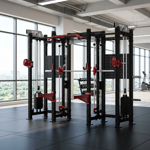 Equipo de Fitness Comercial 3 en 1: Máquina Smith de 8 Postes, Estación de Entrenamiento Múltiple, Cable Crossover y Rack de Sentadillas para Estudio Privado - Product Image 2