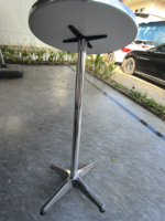 Table de bar ronde pliante en aluminium de haute qualité, durable et à prix avantageux, table de cocktail