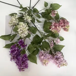 Mô phỏng bluebonnet Lilac hoa cây Hoa Giả Hoa anh đào trong nhà trang trí nhiếp ảnh