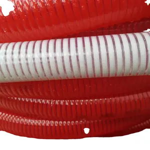 吸水管PVCサンド/オイルサクションホースパイプ、フランジ10BARプラスチック製ウォーターポンプチューブ
