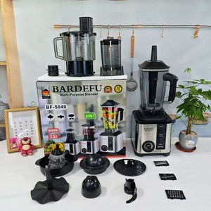 Procesador <span class=keywords><strong>de</strong></span> Alimentos <span class=keywords><strong>Profesional</strong></span> 9500W 8 en 1, Licuadora Comercial <span class=keywords><strong>de</strong></span> 2.5L con Rebanador <span class=keywords><strong>de</strong></span> Vegetales y <span class=keywords><strong>Picadora</strong></span> <span class=keywords><strong>de</strong></span> Carne, Listo para Enviar desde China - Product Image 2