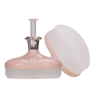 Brosse nettoyante faciale en silicone souple à pompage d'air, exfoliante pour points noirs, acné, pores et croûtes de lait de bébé - Product Image 2