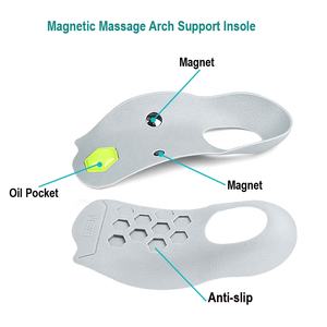Plantillas deportivas ortopédicas con soporte de arco magnético TPR Pies planos Varus Valgus XO Plantillas <span class=keywords><strong>para</strong></span> zapatos de masaje magnético <span class=keywords><strong>para</strong></span> <span class=keywords><strong>piernas</strong></span> - Product Image 3