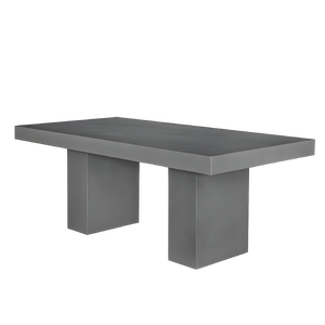 Table de salle à manger en ciment OEM de forme vietnamienne, table de restaurant en béton robuste pour projets hôteliers et d'accueil, export B2B - Product Image 5