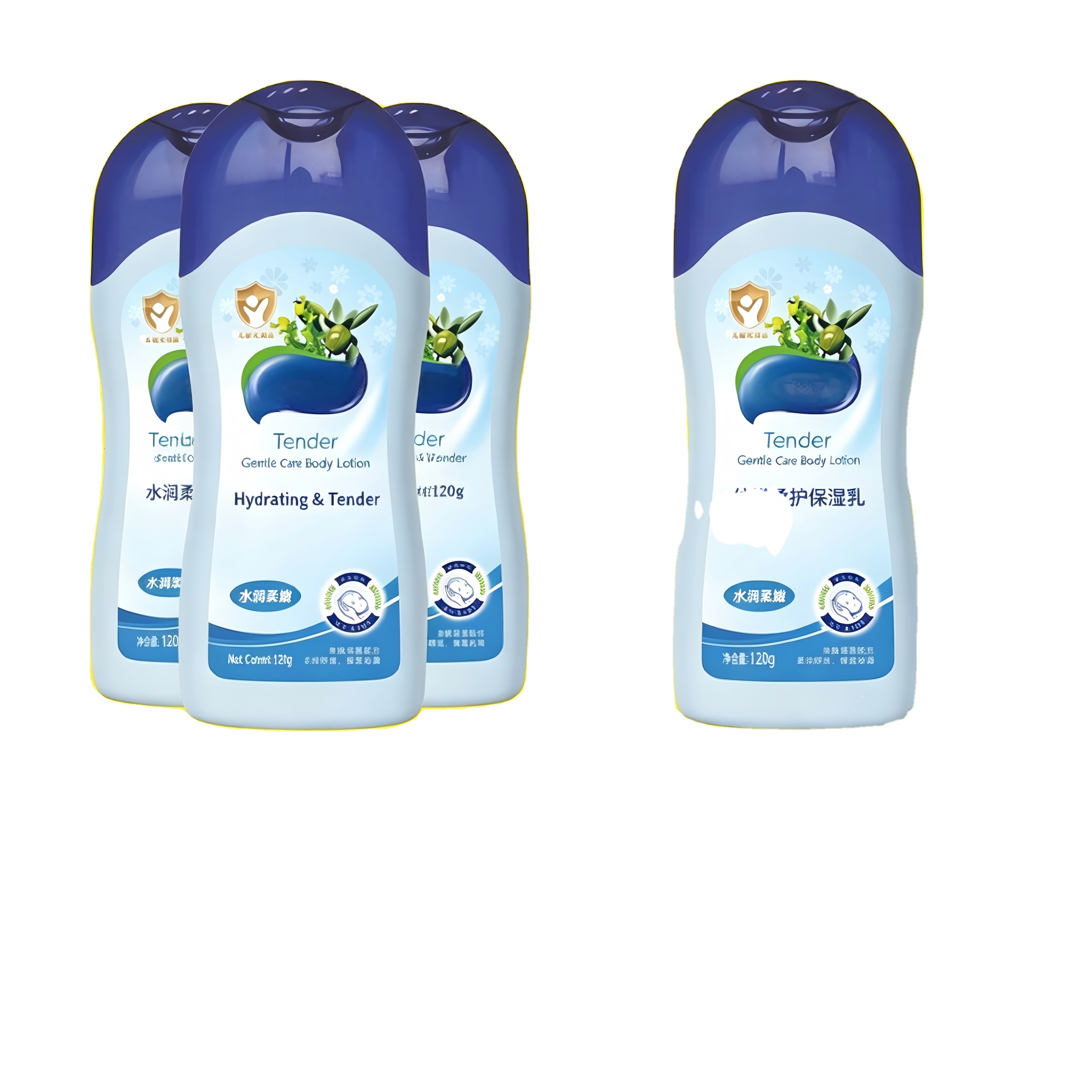 ORANGLES Baby Newborn Body Lotion 120g – Gentle Moisturizing Children’s Skin Care Lotion for Soft & Hydrated Baby Skin - angled perspective - Image 4 of 4 | excellent for daily use | New York | Free Shipping ORANGLES