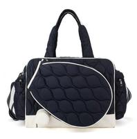 Sac de raquette de pickleball de luxe matelassé et pliable pour femme, sac à dos de tennis élégant, sac de sport portable pour raquette