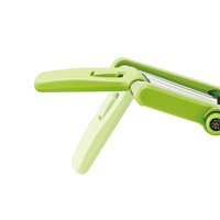 Mandoline manuelle multi-positions en acier inoxydable ORB avec poignées ABS+TPR – Hachoir à légumes quotidien pour la cuisine domestique