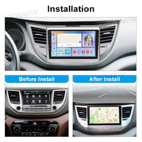 Autoradio TS10S 8 cœurs Android 12.0 avec GPS, navigation, stéréo, Carplay, Auto, multimédia pour Hyundai Tucson 2015-2016, lecteur DVD de voiture