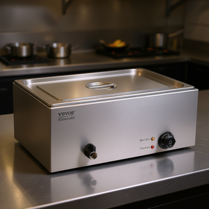 Vevor Baño María Eléctrico de 19Qt para Mostrador, Calentador de Alimentos con Control de Temperatura de 60-80°C y Potencia de 500-1500W - Product Image 2