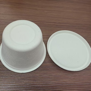Bagasse-Geschirr Orgánica Compostable <span class=keywords><strong>Bagazo</strong></span> Pulpa Moldeada Salsa Taza Vajilla Desechable Ecologica De <span class=keywords><strong>Bagazo</strong></span> - Product Image 4