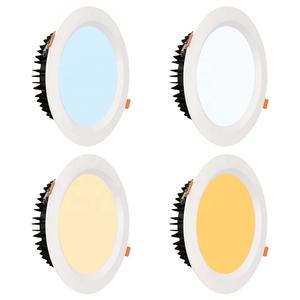 <span class=keywords><strong>Downlight</strong></span> <span class=keywords><strong>LED</strong></span> Inteligente Empotrable AC230V, Regulable, con Cambio de CCT, Diámetro 115mm 145mm 190mm <span class=keywords><strong>230mm</strong></span>, <span class=keywords><strong>Downlight</strong></span> <span class=keywords><strong>LED</strong></span> SMD con Interruptor DIP CCT - Product Image 1