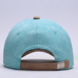 Casquettes de baseball unisexes à profil haut en faux daim avec logo personnalisé en gros d'usine pour hommes et femmes - Product Image 3