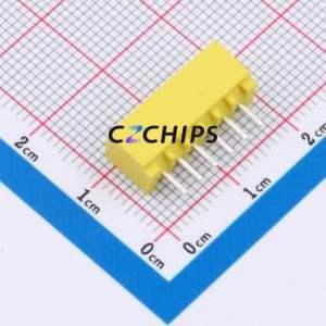 BX-HA2.54-6PZZ-Y Wire-to-Board Pin Header Through hole Component (THT),P=2.5mm Connector 1x6P 2.5mm Through Hole XHB - Product Image 2