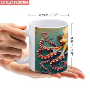 Tazza in Ceramica Spessa da 11oz, Mantiene il Caffè Caldo, con Citazione Personalizzata Divertente per il Mattino - Product Image 3