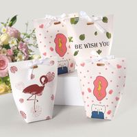 Caja de Regalo de Cartón Impresa Personalizada para Chocolates, Dulces y Galletas, Empaque Navideño con Lazos de Cinta, Hecha de Papel de Calidad