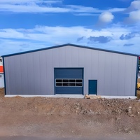 Kit de construction de bâtiment métallique préfabriqué à grande portée avec structure en aluminium - Entrepôt industriel, atelier, hangar et structure de stockage