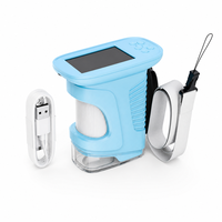 Microscope portable pour enfants avec écran IPS de 2,4 pouces, lentille LED, charge USB-C, jouet scientifique portable pour l'apprentissage des enfants