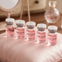 Sérum Ampoule Réparateur PDRN Pink Glow 5ml 10x Anti-Âge Raffermissant Éclaircissant Peptide Hyaluronique Visage OEM