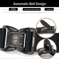 Ceinture tactique en nylon et alliage élastique personnalisée pour homme, résistante à l'usure, boucle à verrouillage automatique, style sportif, nouvelle vente en gros