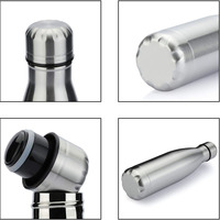 500ML sans BPA peinture de couleur brillante Double paroi vide Cola forme bouteille d'eau isolée pour Camping Gym