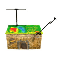 Detector de Metales 3D OKM EXP-7000 Professional Plus, Detector de Metales Negro, Escáner de Suelo y Túneles, Escáner de Minas de Oro