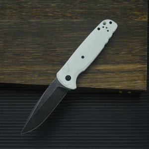 Pisau lipat kelas tinggi <span class=keywords><strong>CPM</strong></span> MagnaCut pisau Kemah pegangan G10 hitam pisau saku EDC pisau tetes stonewash dengan klip - Product Image 6