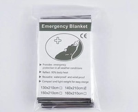 Couverture de survie pour le camping en plein air, imperméable, réfléchissante argentée, thermique, d'urgence, pour l'escalade, les voyages, toutes saisons