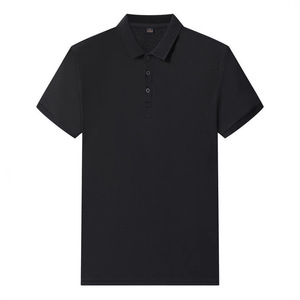 Camiseta Polo Personalizada de Color Sólido, Poliéster, Manga Corta, Uso Diario, Uniforme de Trabajo, Ropa de Verano - Product Image 1