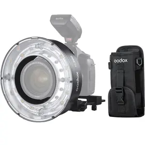 Godox R200 200w Led halka ışık Speedlite flaş işığı kafası Sony Canon Nikon Fuji Olympus kamera Godox Ad200 Ad200pro flash