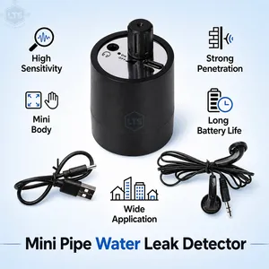 Détecteur de fuites de tuyauterie portable de haute précision de type C, amplificateur sonore mural pour la détection de fuites dans les conduites d'eau et le chauffage au sol - Product Image 2