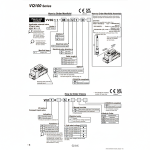 ชิ้นส่วนนิวเมติก VV3Q11-14CS2-D นิวเมติก SMC - Product Image 1