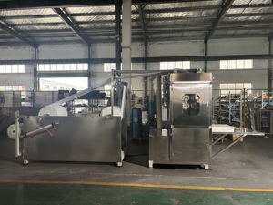 Mesin kertas lipat tidak ditenun/W, mesin serbet kertas katun wajah, mesin pemotong lipat kecepatan tinggi - Product Image 2