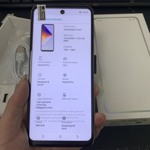 2025 fnban New note40pro 5 gam điện thoại di động 7.3 inch 16GB + 1TB Android 14 điện thoại thông minh chất lượng cao Hot Bán điện thoại di động - Product Image 1