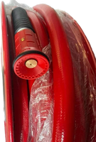 Doublure en caoutchouc de haute qualité pour équipement de lutte contre l'incendie, tuyau d'incendie industriel rouge de 30 m