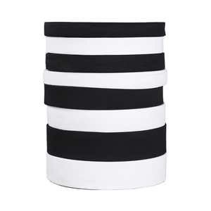 Hongyi tùy chỉnh cường độ cao dệt kim đàn hồi ban nhạc Polyester Dây đeo với dây thắt lưng đàn hồi, phụ kiện may - Product Image 1