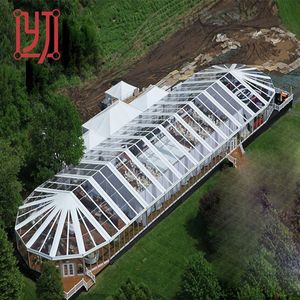 Carpa de Boda Personalizada de 10m X 15m 10 X 20, con Estructura de Aluminio de Grado Comercial para Exteriores, Cubierta de PVC Transparente, para 200 Personas - Product Image 2