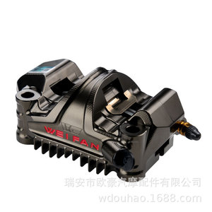 คาลิปเปอร์เบรกจักรยาน WEIFAN แบบ 2 ลูกสูบ ผลิตจากอะลูมิเนียมฟอร์จ พร้อมผ้าเบรกคอมโพสิตเคลือบนิกเกิลแบบหนา แข็งแรงทนทาน - Product Image 5