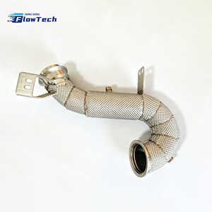 ท่อเทอร์โบสำหรับ W223 S450เมอร์เซเดสเบนซ์ประสิทธิภาพสูง M256 3.0ตัน304สเตนเลสพร้อมเกราะกันความร้อน - Product Image 5