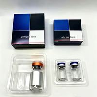 Caja de Cartón Holográfica al por Mayor con Bandeja de Plástico para 1/2/5/10 Paquetes de Botellas de Vidrio