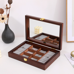 Venta caliente recién llegado joyeros de madera <span class=keywords><strong>con</strong></span> cerradura de llave grado joyero <span class=keywords><strong>caja</strong></span> de reloj joyero personalizado <span class=keywords><strong>con</strong></span> <span class=keywords><strong>muchos</strong></span> <span class=keywords><strong>compartimentos</strong></span> - Product Image 1