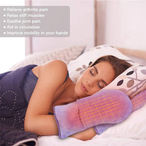 Artrit eller tam parmak nemli isı el ısıtıcıları yıkanabilir microwaheated ısıtmalı eldivenler eldiven spor organik keten tohumu - Product Image 6